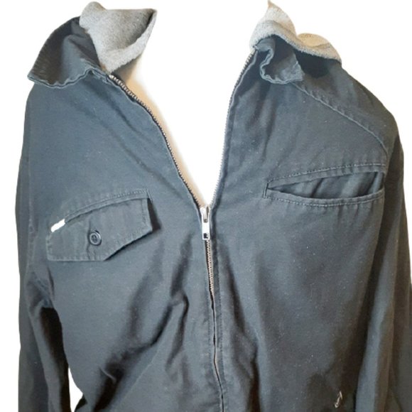 Volcom Other - Volcom black hooded zip up jacket large